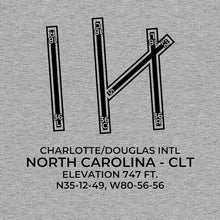 Load image into Gallery viewer, CLT facility map in CHARLOTTE; NORTH CAROLINA