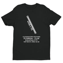 Load image into Gallery viewer, clw clearwater fl t shirt, Black