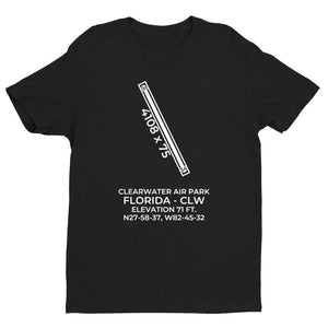 clw clearwater fl t shirt, Black