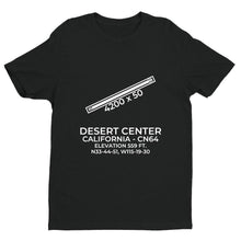 Load image into Gallery viewer, cn64 desert center ca t shirt, Black