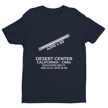 Load image into Gallery viewer, cn64 desert center ca t shirt, Navy