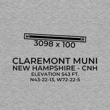 Load image into Gallery viewer, cnh claremont nh t shirt, Gray