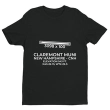 Load image into Gallery viewer, cnh claremont nh t shirt, Black
