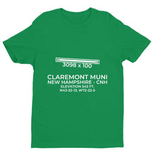 Load image into Gallery viewer, cnh claremont nh t shirt, Green