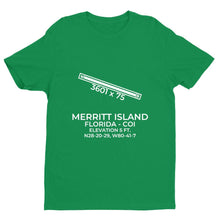 Load image into Gallery viewer, coi merritt island fl t shirt, Green