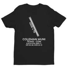 Load image into Gallery viewer, com coleman tx t shirt, Black