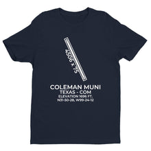 Load image into Gallery viewer, com coleman tx t shirt, Navy