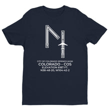 Load image into Gallery viewer, CITY OF COLORADO SPRINGS MUNI in COLORADO SPRINGS; COLORADO (COS; KCOS) T-Shirt