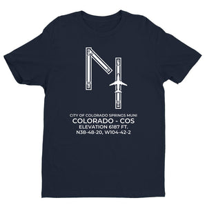 CITY OF COLORADO SPRINGS MUNI in COLORADO SPRINGS; COLORADO (COS; KCOS) T-Shirt