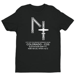 CITY OF COLORADO SPRINGS MUNI in COLORADO SPRINGS; COLORADO (COS; KCOS) T-Shirt