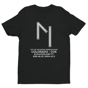 cos colorado springs co t shirt, Black