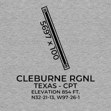 Load image into Gallery viewer, cpt cleburne tx t shirt, Gray