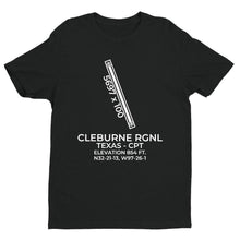 Load image into Gallery viewer, cpt cleburne tx t shirt, Black