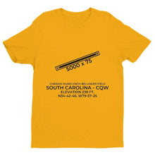 Load image into Gallery viewer, cqw cheraw sc t shirt, Yellow