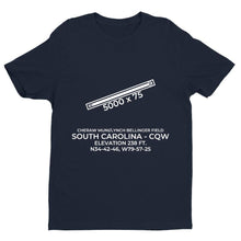 Load image into Gallery viewer, cqw cheraw sc t shirt, Navy
