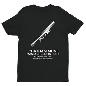 cqx chatham ma t shirt, Black