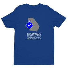 Load image into Gallery viewer, CSG facility map in COLUMBUS; GEORGIA, Royal Blue