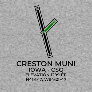 csq creston ia t shirt, Gray