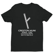 Load image into Gallery viewer, csq creston ia t shirt, Black