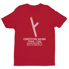 Load image into Gallery viewer, csq creston ia t shirt, Red