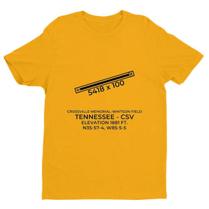 csv crossville tn t shirt, Yellow