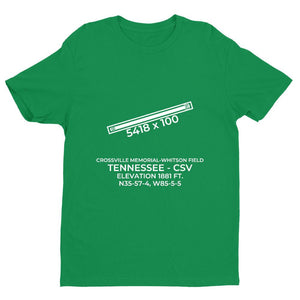 csv crossville tn t shirt, Green