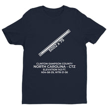Load image into Gallery viewer, ctz clinton nc t shirt, Navy