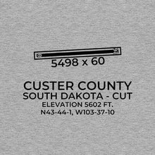 Load image into Gallery viewer, cut custer sd t shirt, Gray