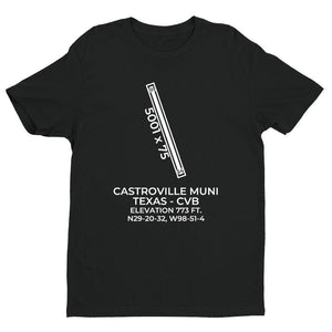 cvb castroville tx t shirt, Black