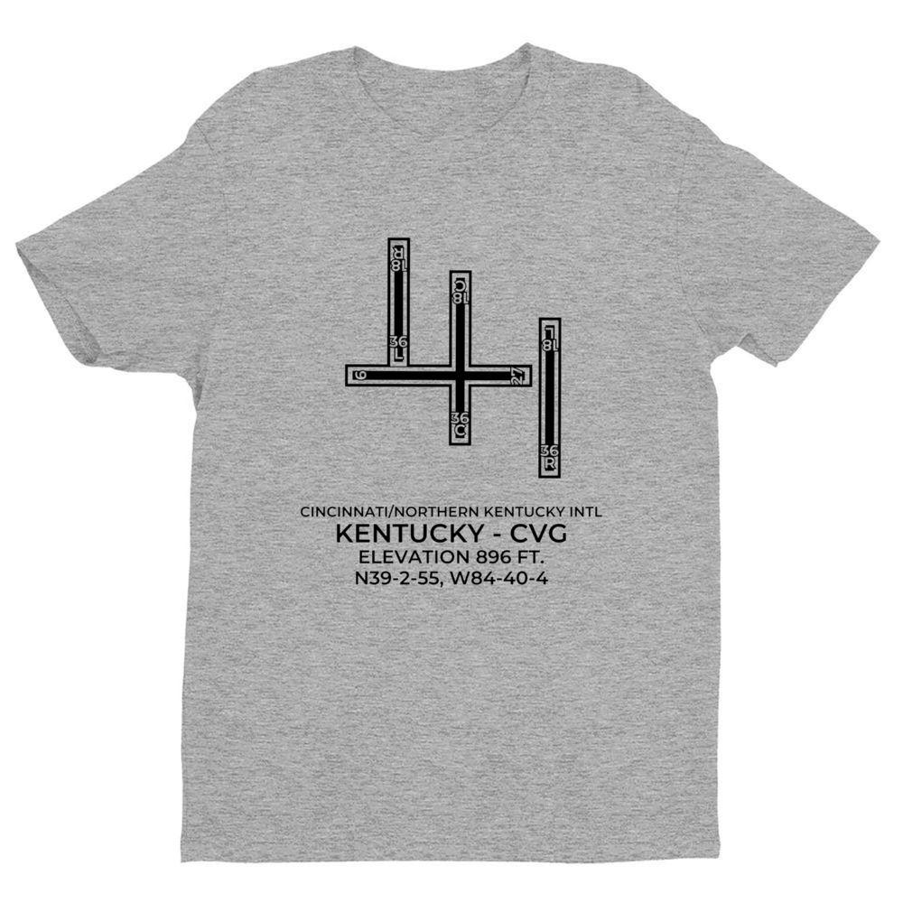 CVG facility map in COVINGTON; KENTUCKY