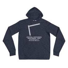 Load image into Gallery viewer, CWA facility map in MOSINEE; WISCONSIN Hoodie
