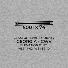 Load image into Gallery viewer, cwv claxton ga t shirt, Gray