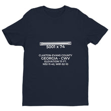 Load image into Gallery viewer, cwv claxton ga t shirt, Navy