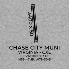 Load image into Gallery viewer, cxe chase city va t shirt, Gray