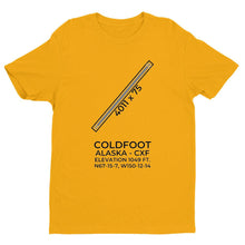 Load image into Gallery viewer, cxf coldfoot ak t shirt, Yellow
