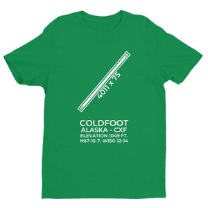 cxf coldfoot ak t shirt, Green