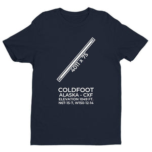 cxf coldfoot ak t shirt, Navy