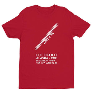 cxf coldfoot ak t shirt, Red