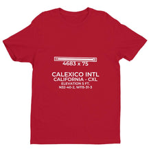 Load image into Gallery viewer, cxl calexico ca t shirt, Red