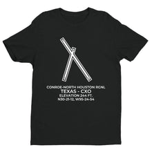 Load image into Gallery viewer, cxo houston tx t shirt, Black