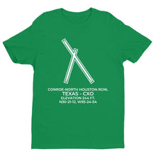 Load image into Gallery viewer, cxo houston tx t shirt, Green