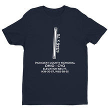 Load image into Gallery viewer, cyo circleville oh t shirt, Navy