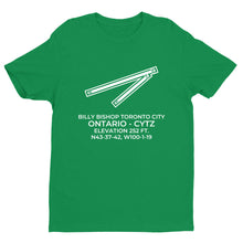 Load image into Gallery viewer, BILLY BISHOP TORONTO CITY (YTZ; CYTZ) in ONTARIO; CANADA (ON) T-Shirt