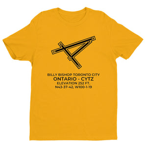 BILLY BISHOP TORONTO CITY (YTZ; CYTZ) in ONTARIO; CANADA (ON) T-Shirt