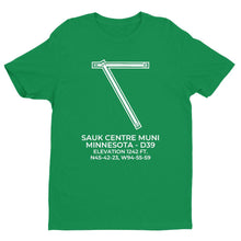Load image into Gallery viewer, d39 sauk centre mn t shirt, Green