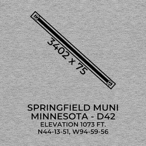 d42 springfield mn t shirt, Gray