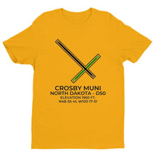 Load image into Gallery viewer, d50 crosby nd t shirt, Yellow