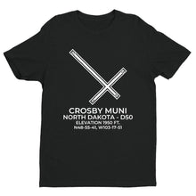 Load image into Gallery viewer, d50 crosby nd t shirt, Black