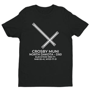 d50 crosby nd t shirt, Black