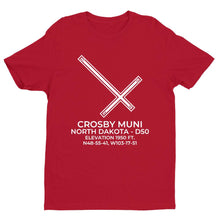 Load image into Gallery viewer, d50 crosby nd t shirt, Red